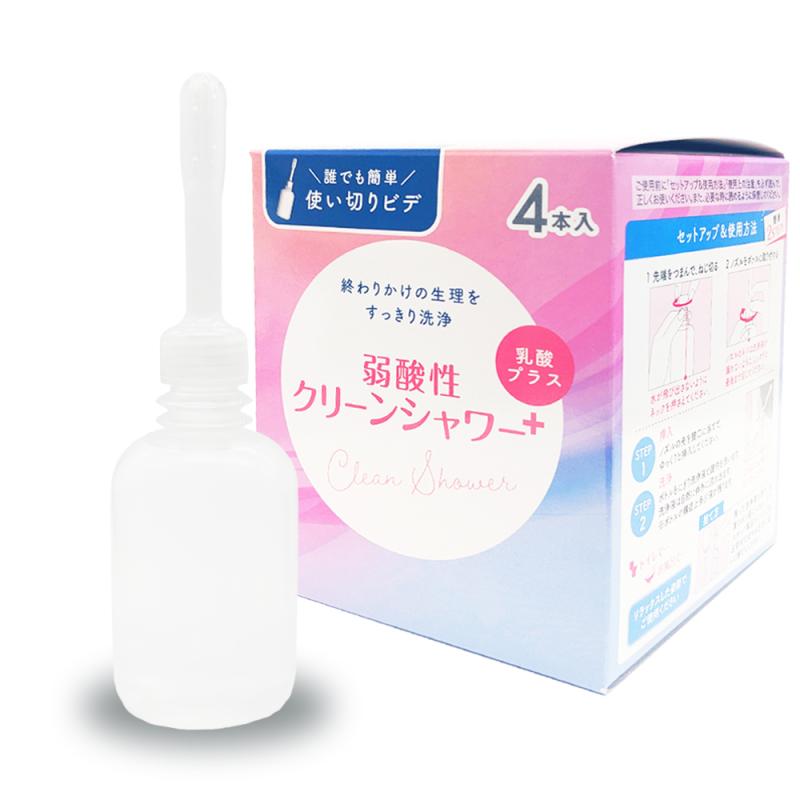 オカモト　弱酸性クリーンシャワー乳酸プラス(4本入)